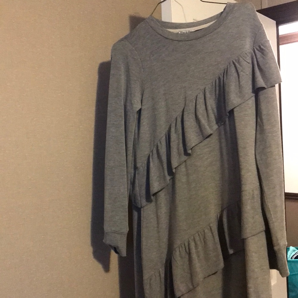 Grey Midi Dress